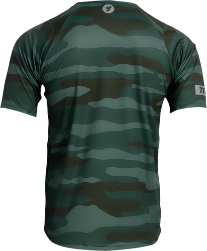 THOR Assist Short-Sleeve Jersey - Camo Green - Small 5020-0020