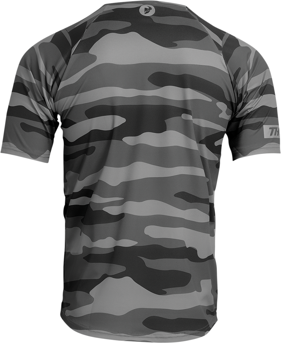 THOR Assist Short-Sleeve Jersey - Camo Dark Gray - XS 5020-0025
