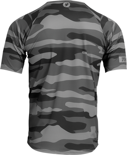 THOR Assist Short-Sleeve Jersey - Camo Dark Gray - Small 5020-0026