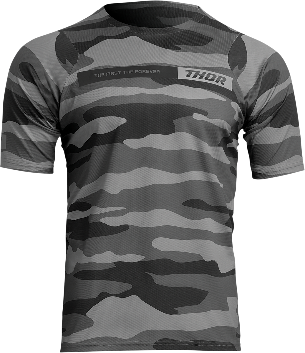 THOR Assist Short-Sleeve Jersey - Camo Dark Gray - 2XL 5020-0030