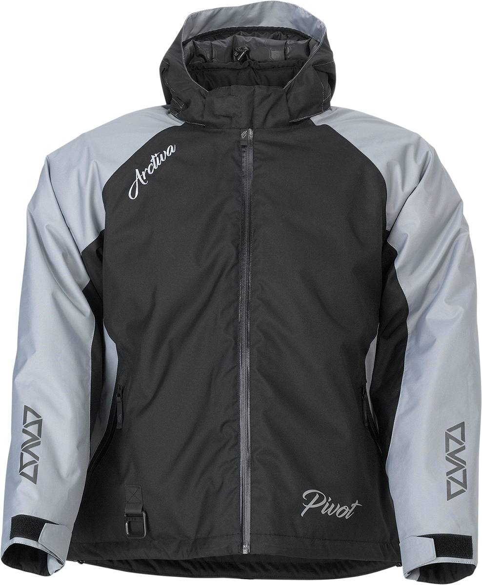 ARCTIVA Women's Pivot 5 Hooded Jacket - Gray - 2XL 3121-0807