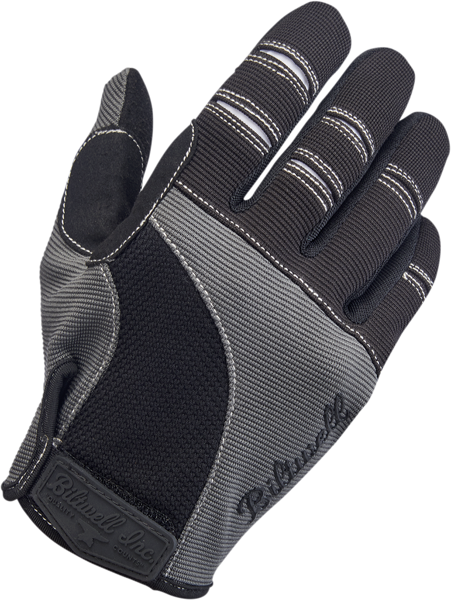 BILTWELL Moto Gloves - Gray/Black - 2XL 1501-1101-006