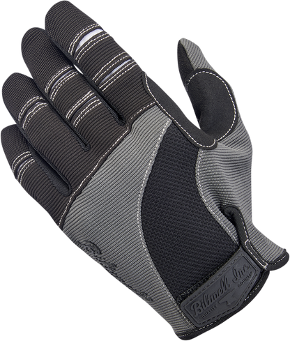 BILTWELL Moto Gloves - Gray/Black - XL 1501-1101-005