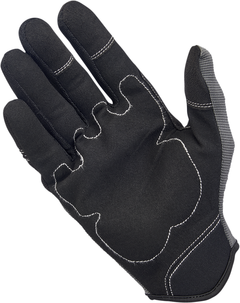 BILTWELL Moto Gloves - Gray/Black - XS 1501-1101-001
