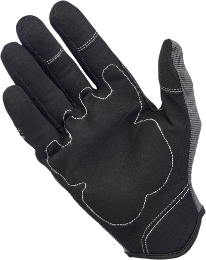 BILTWELL Moto Gloves - Gray/Black - XS 1501-1101-001