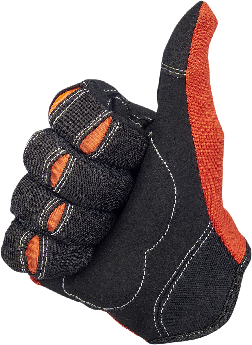 BILTWELL Moto Gloves - Orange/Black - XL 1501-0106-005