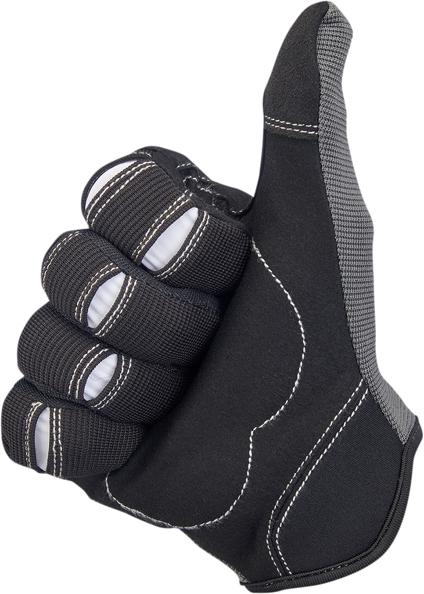 BILTWELL Moto Gloves - Gray/Black - XS 1501-1101-001
