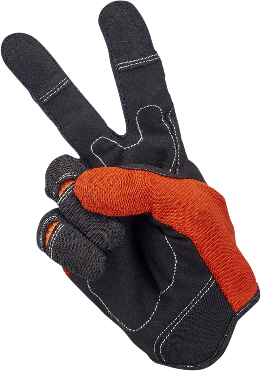 BILTWELL Moto Gloves - Orange/Black - XL 1501-0106-005