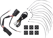 CUSTOM DYNAMICS LED Saddlebag Light - Red - Black CD-SB-SIDE-RB