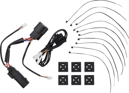 CUSTOM DYNAMICS LED Saddlebag Light - Red - Black CD-SB-SIDE-RB