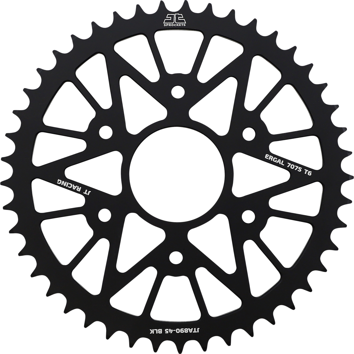JT SPROCKETS Rear Sprocket - Black - 45 Tooth JTA890.45BLK