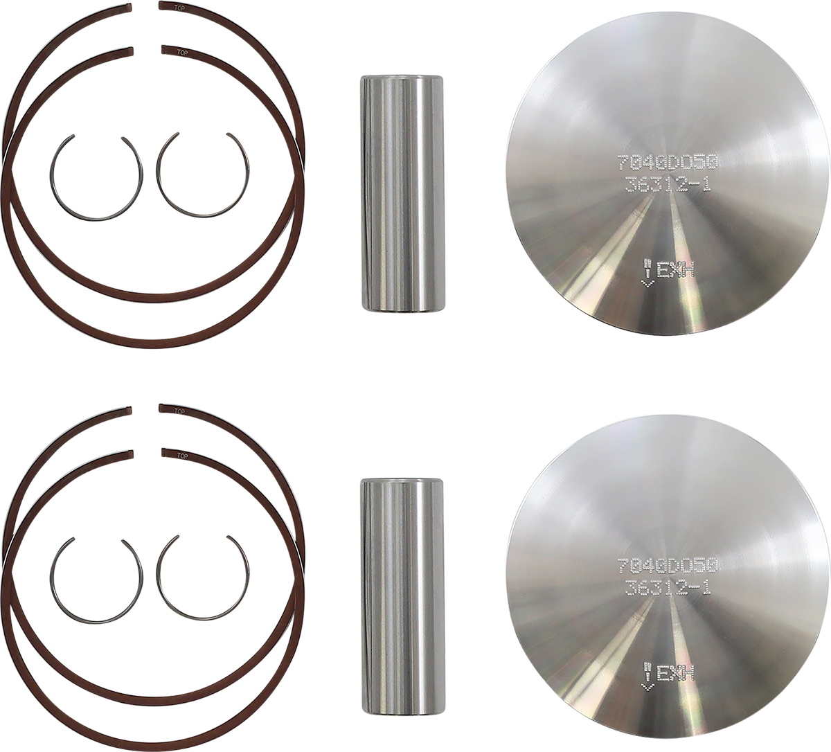 WOSSNER Piston Kit - 70.87 mm - Polaris K7040D050-2