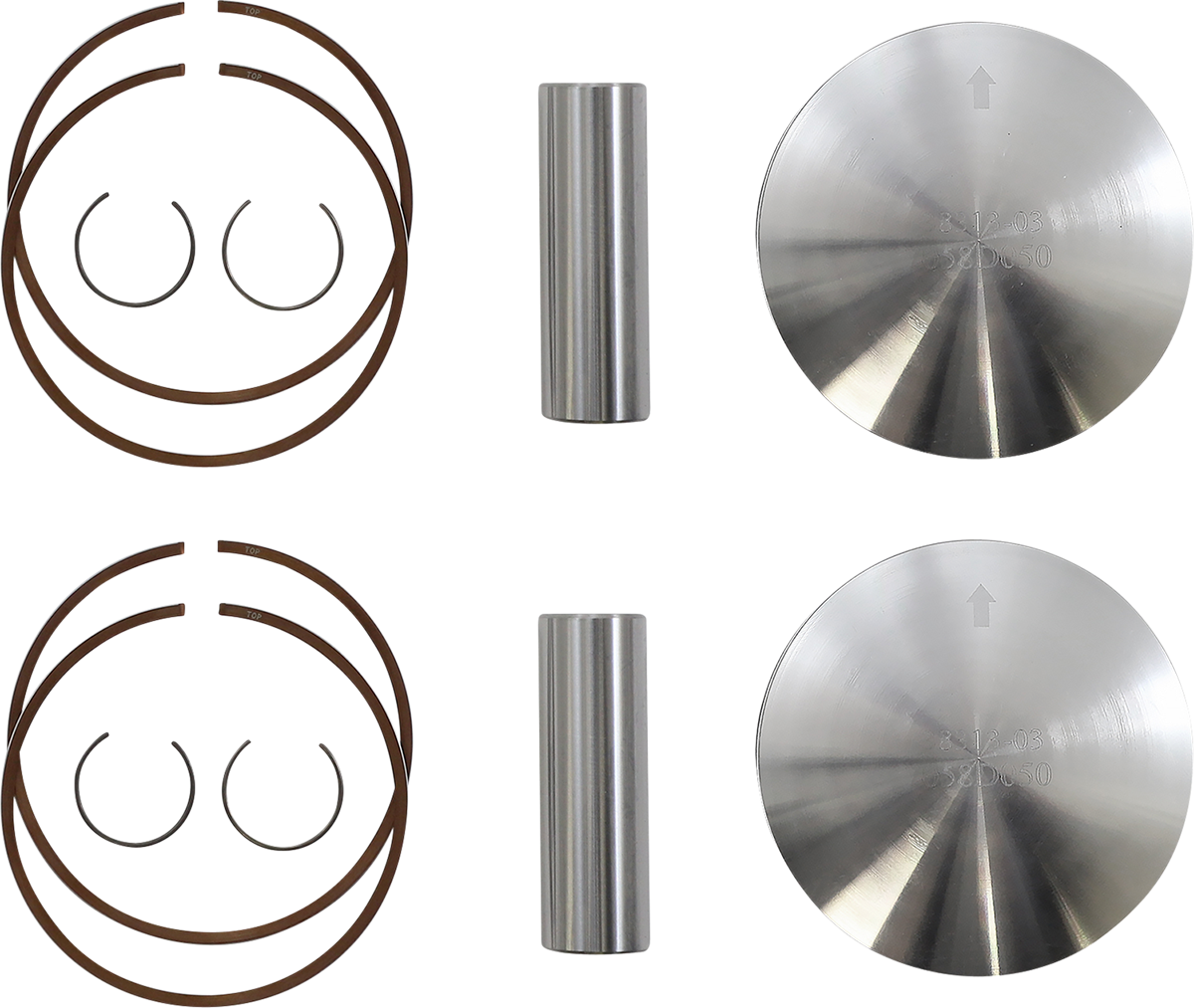 WOSSNER Piston Kit - 73.38 mm - Yamaha K7058D050-2