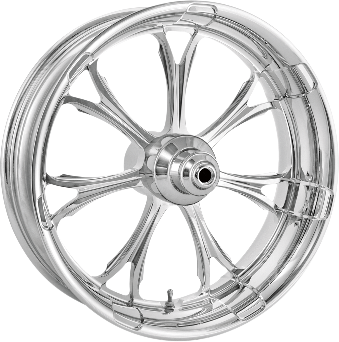 PERFORMANCE MACHINE (PM) Wheel - Paramount - Front - Dual Disc/without ABS - Chrome - 21x3.5 1519-7106R-PARAJ-CH