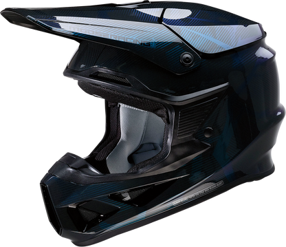 MOOSE OFFROAD F.I. Helmet - Agroid Camo - MIPS® - Iridescent Blue - 3XL 0110-7758
