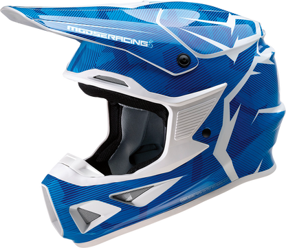MOOSE OFFROAD F.I. Helmet - Agroid Camo - MIPS® - Blue/White - XL 0110-7770