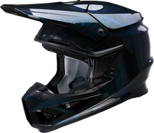 MOOSE OFFROAD F.I. Helmet - Agroid Camo - MIPS® - Iridescent Blue - Large 0110-7755