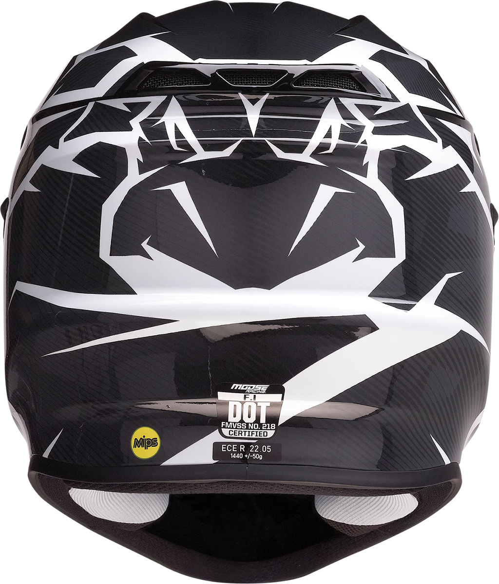 MOOSE OFFROAD F.I. Helmet - Agroid Camo - MIPS® - Gray/Black - 2XL 0110-7778
