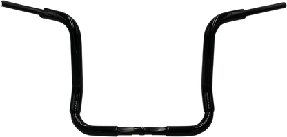 FAT BAGGERS INC. 1-1/2" EZ Install Rounded Top Handlebar - 14" - Black 813014-B