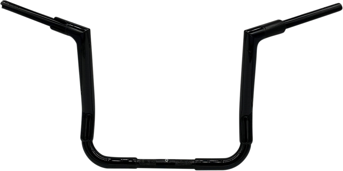 FAT BAGGERS INC. 1-1/2" EZ Install Flat Top Handlebar - 14" - Black 615014-B