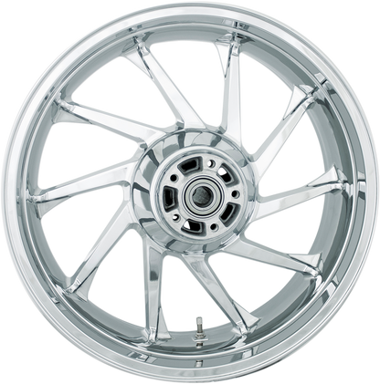 COASTAL MOTO Wheel - Hurricane 3D - Rear - Single Disc/with ABS - Chrome - 18x5.5 3D-HUR185CHABST
