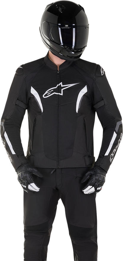ALPINESTARS AST v2 Air Jacket - Black/White - 2XL 3306121-12-2X