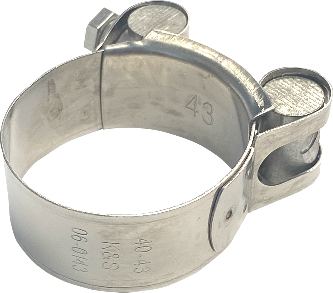 K&S TECHNOLOGIES Exhaust Pipe Clamp - 1.57" - 1.69" 06-0143