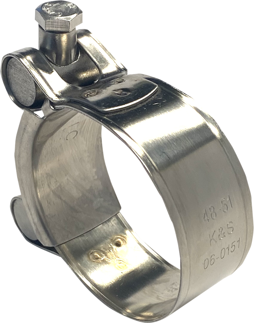 K&S TECHNOLOGIES Exhaust Pipe Clamp - 1.88" - 2.00" 06-0151