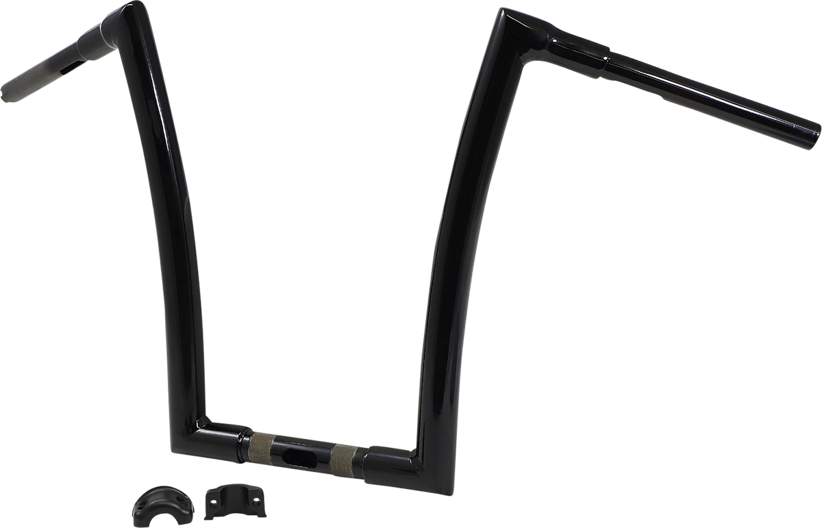 TODD'S CYCLE Handlebar - 1-1/2" Strip - 17" - Gloss Black - Road Glide 0601-5735