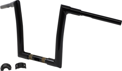TODD'S CYCLE Handlebar - 1-1/2" Strip - 12" - Gloss Black - Road Glide 0601-5731
