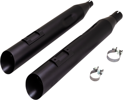 VANCE & HINES Blackslash 450 Slip-On Mufflers - Black 46764