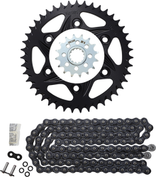 VORTEX Chain and Sprocket Kit - SSA - Black - Yamaha FZ/MT-10 CK6471