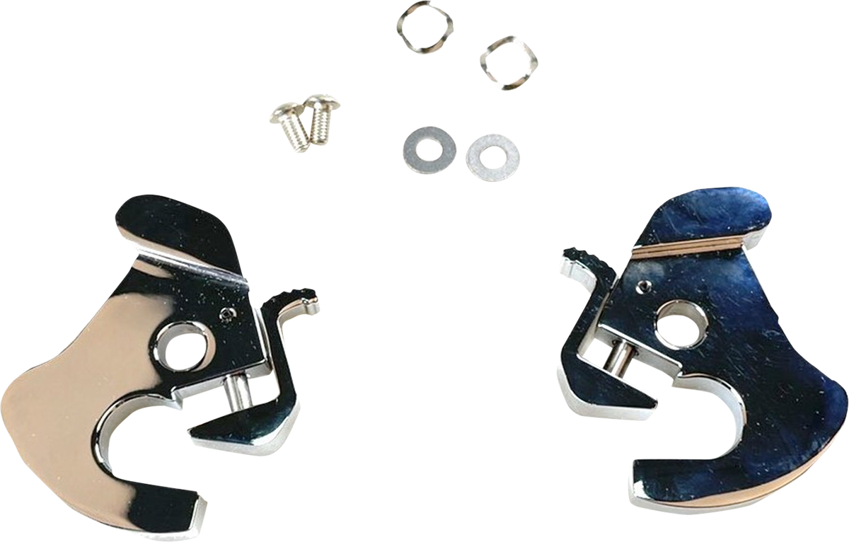 DRAG SPECIALTIES Detachable Latch Kit - Chrome 086097