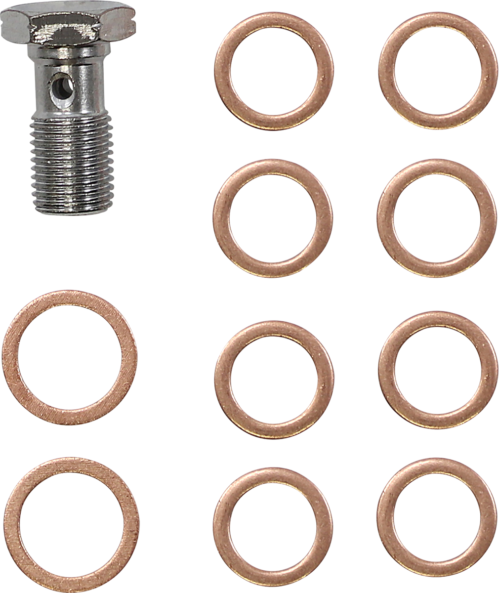 LA CHOPPERS Standard Black Vinyl Handlebar Cable/Brake Line Kit - 18"-20" Ape Hangers - '21-'22 FLH LA-8056KT-19B