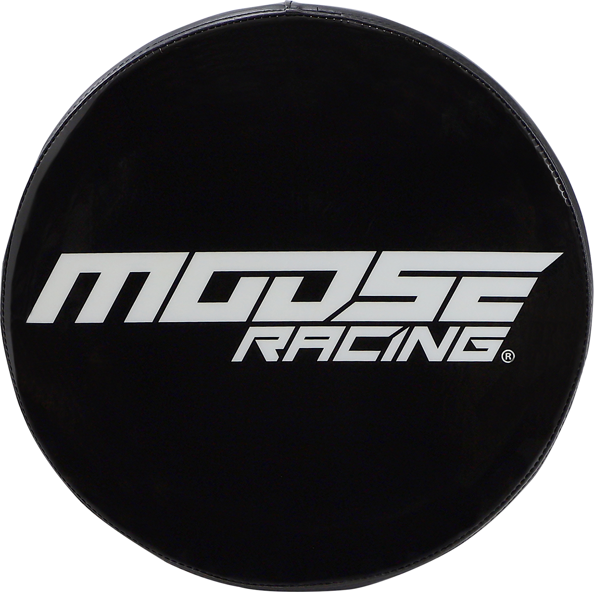 MOOSE OFFROAD Bar Stool Seat - Moose Racing - Black/White X80-6020MRNU-A