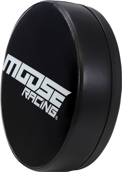 MOOSE OFFROAD Bar Stool Seat - Moose Racing - Black/White X80-6020MRNU-A