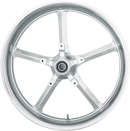COASTAL MOTO Wheel - Rockstar - Rear - Single Disc/with ABS - Chrome - 18x5.5 - FL ROC-185-CH-ABST
