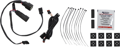CUSTOM DYNAMICS Latch Light - Saddlebag - Dual Color - Smoke - Chrome CD-SBL-DC4-SC