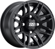ITP Wheel - SS316 - Rear - Machined Black - 14x7 - 4/110 - 2+5 1428561536B