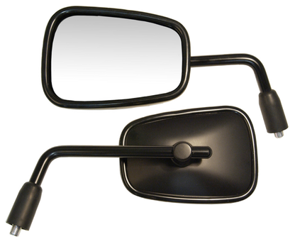 EMGO Mirror - OEM/Replacement - Side View - Rectangular - Black - Left - Each 20-29742