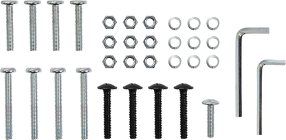 MOOSE OFFROAD Bar Stool - Moose Racing - Black/White X80-6020MRNU