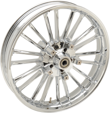 COASTAL MOTO Wheel - Atlantic 3D - Front - Dual Disc/with ABS - Chrome - 21x3.5 3D-ATL213CHABST