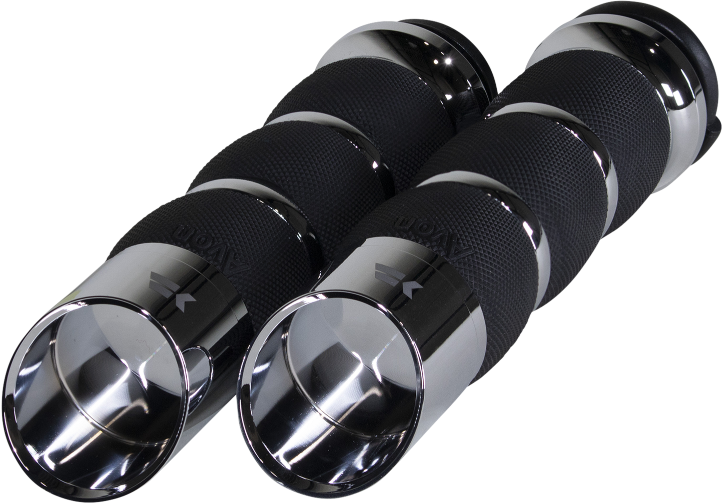 KHROME WERKS Edge Grips - Air Cushion - TBW - Chrome 500170