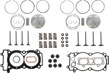 KIBBLEWHITE Top End Kit - Black Diamond™ Valves with Piston Kit - Polaris General 1000/ RZR 1000 82-83950