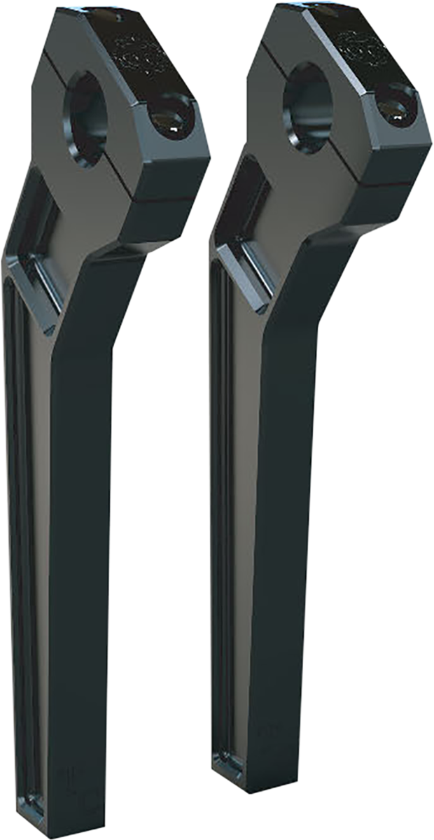 TODD'S CYCLE Risers - Pullback - 1-1/8" Clamping - 10" Rise - Black TD-R22-10B