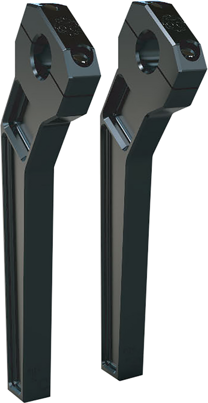 TODD'S CYCLE Risers - Pullback - 1-1/8" Clamping - 10" Rise - Black TD-R22-10B