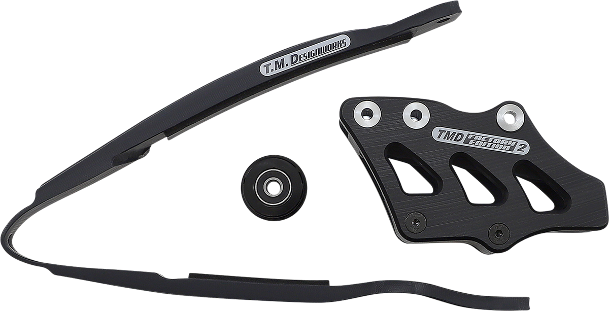 T.M. DESIGNWORKS Chain Guide/Slider - Yamaha - Black YCP-K10-BK