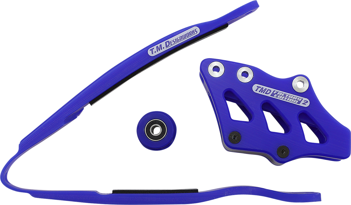 T.M. DESIGNWORKS Chain Guide/Slider - Yamaha - Blue YCP-K10-BU
