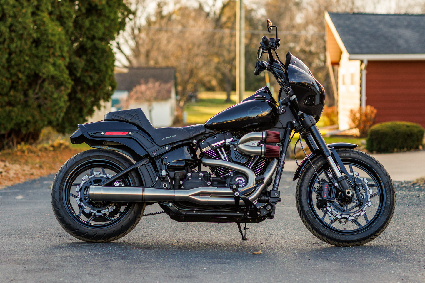 Grand Prix 2 1 Black M8 Softail `18 23 W/Fwds