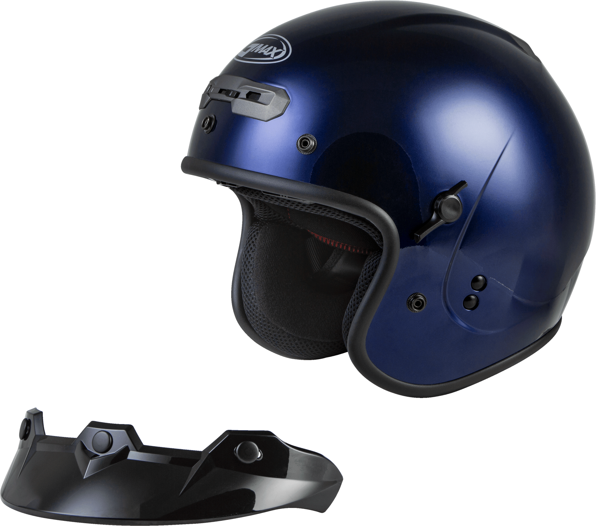 Gm 32 Open Face Helmet Blue Md